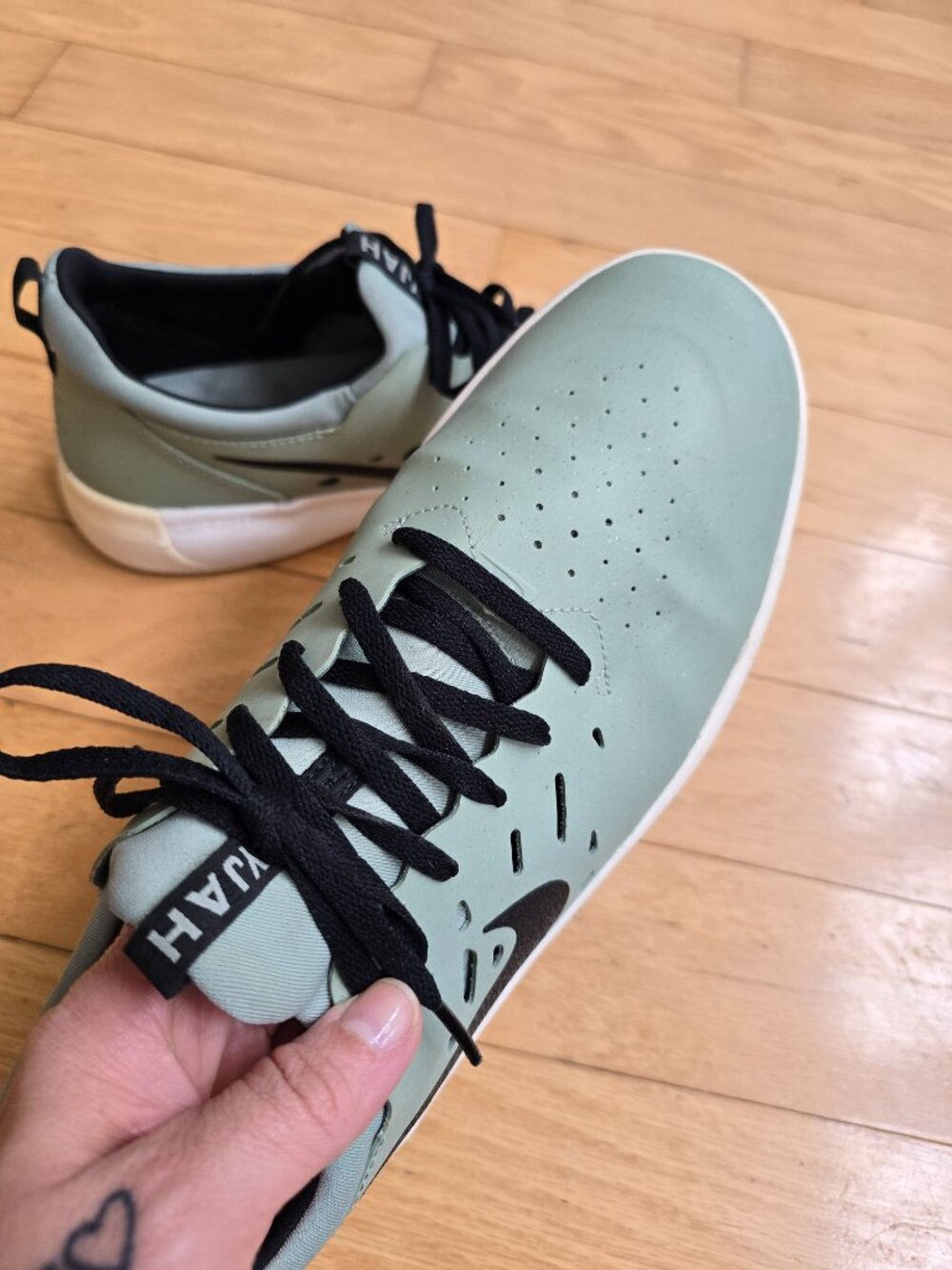Nike | SB Nyjah Free 'Jade Horizon' skater sneakers | MENS 11 - Picture 5 of 11